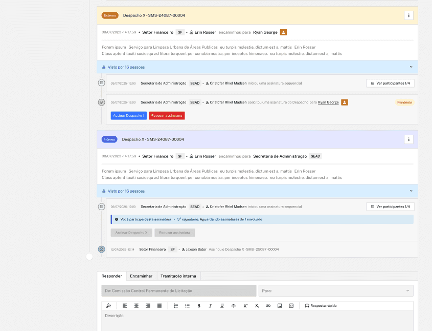 Processo Eletrônico - Desktop Screenshot 3
