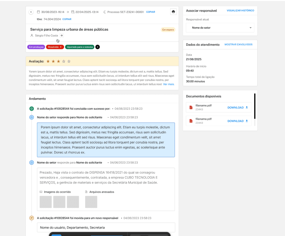 Teleatendimento - Screenshot 3