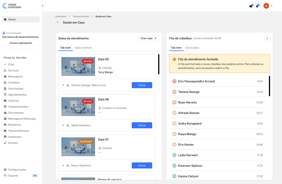 Teleatendimento - Screenshot 4
